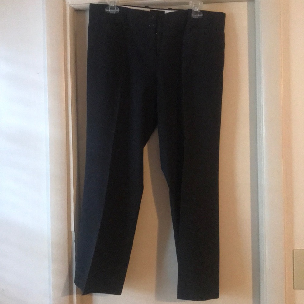 The Limited Black Crop Slacks  (10)